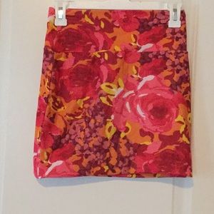 Floral mini skirt